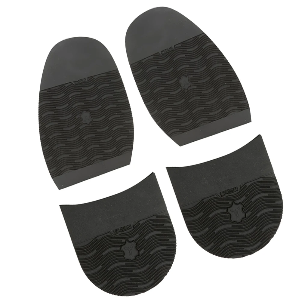 Rubber Glue on Half Soles Taps & Heel Pads Anti Slip Shoes Repair 