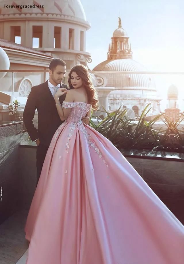 ТРАПЕЦИЕВИДНОЕ розовое свадебное платье с открытыми плечами с открытой спиной длинное официальное праздничное платье для выпускного на заказ большие размеры