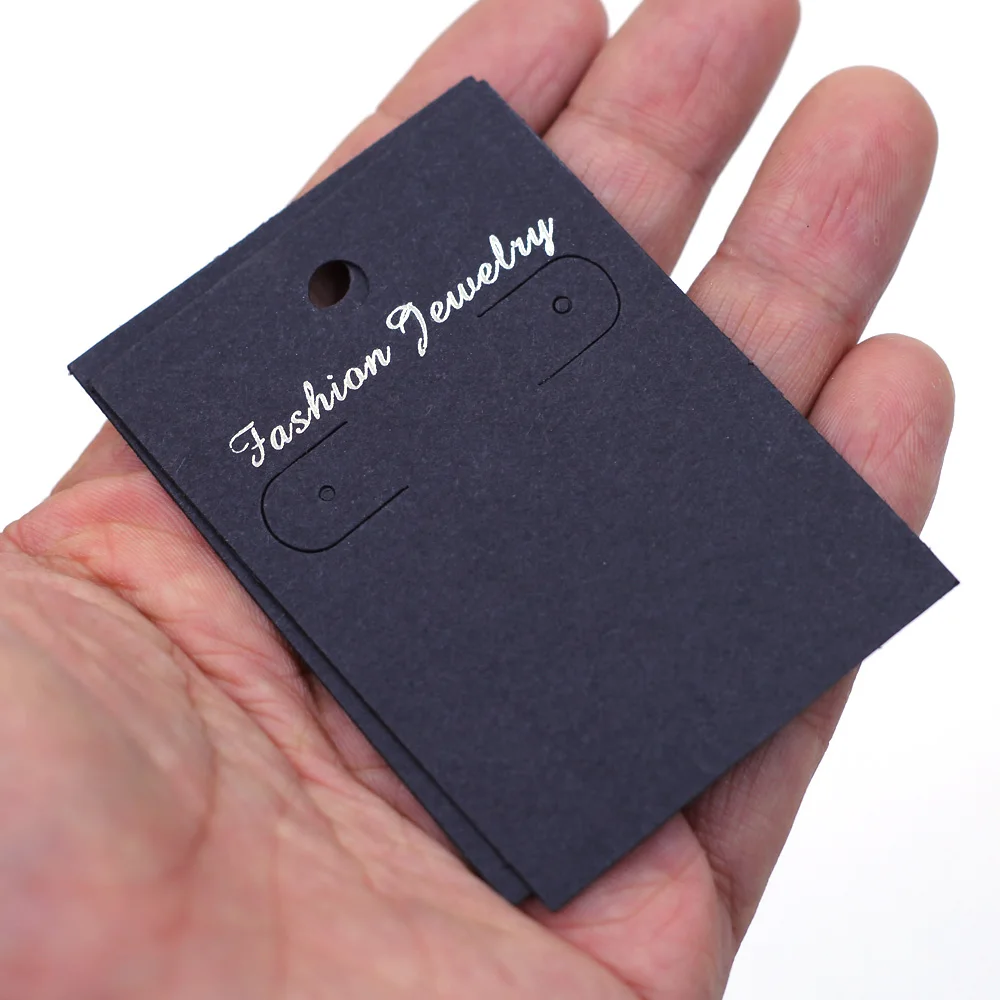 Neue 19 Stil Papier Kunststoff Ohrring Ohr Stud Ring Hängen Tag Karte Schmuck Zeigen Verpackung Karte Halter Verpackung Für halsketten – Detail 26