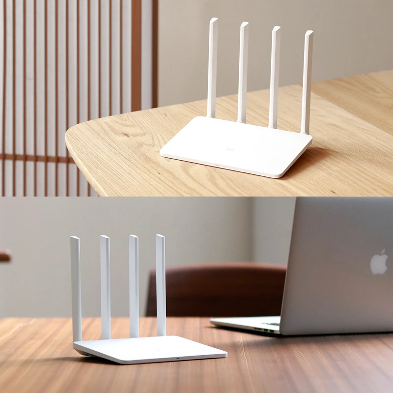 Original English XiaoMi Router 3 Mi Smart WIFI ROM 128MB 2.4G/5.0GHz 1167Mbps 4 Antenna Dual Band U