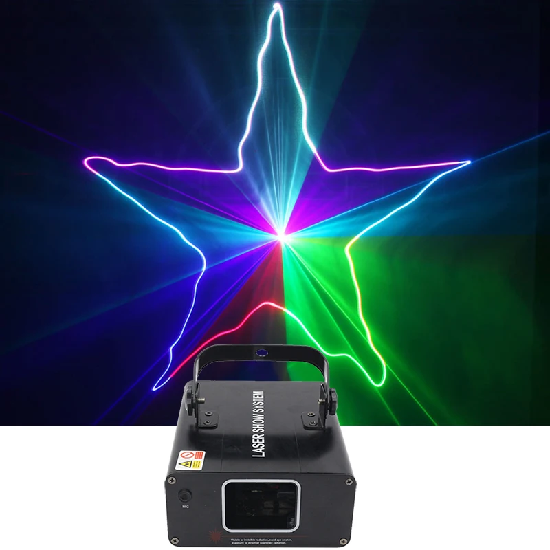 Laser Projektor Bühnenlicht Bühnenlichteffekte Disco DJ Party RGB DMX Hochwertig 