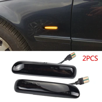 

2Pcs Dynamic LED Side Marker Light Flowing Turn Signal Light Blinker For BMW E46 3 Series Limo Coupe Compact Cabriolet Touring