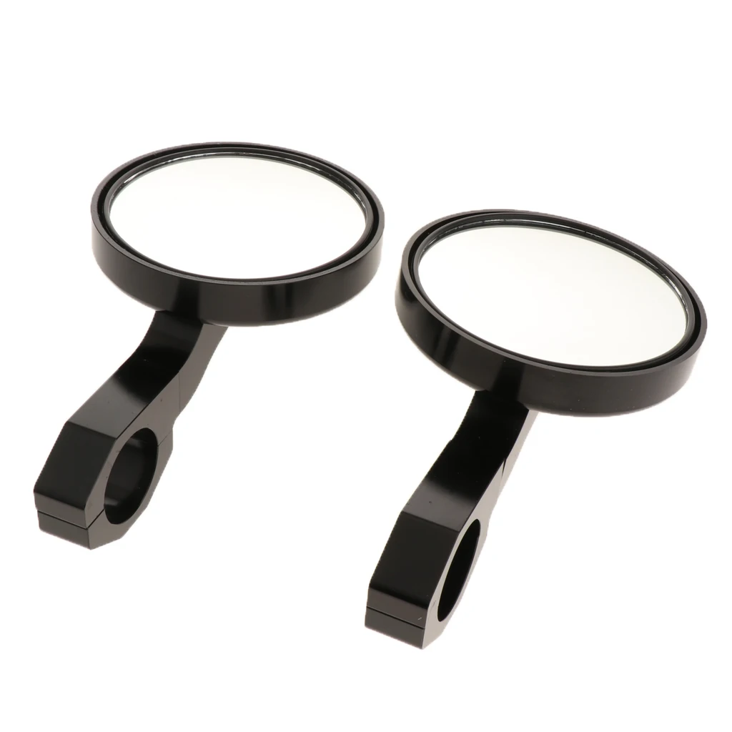 CNC HD Glass Rear View Rearview Side Mirrors Motorcycle For Polaris Ranger