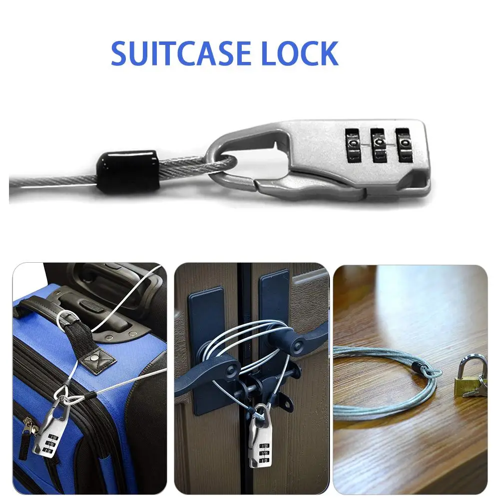 luggage security cable
