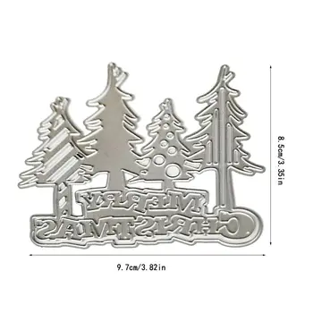 

Merry Christmas Tree Metal Cutting Dies Stencil DIY Scrapbooking Album Stamps