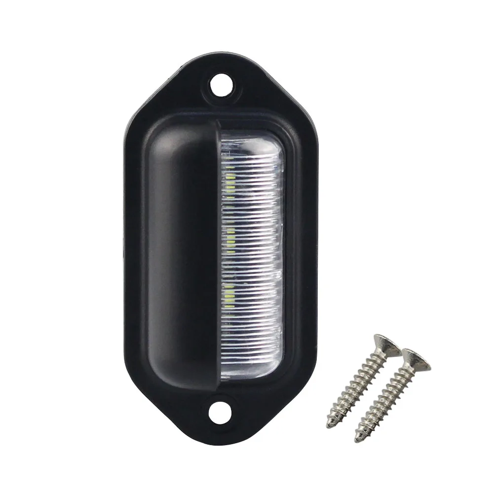 1 шт. 6 светодиодный прочный задний трейлер RV шаг лампа номерной знак светильник