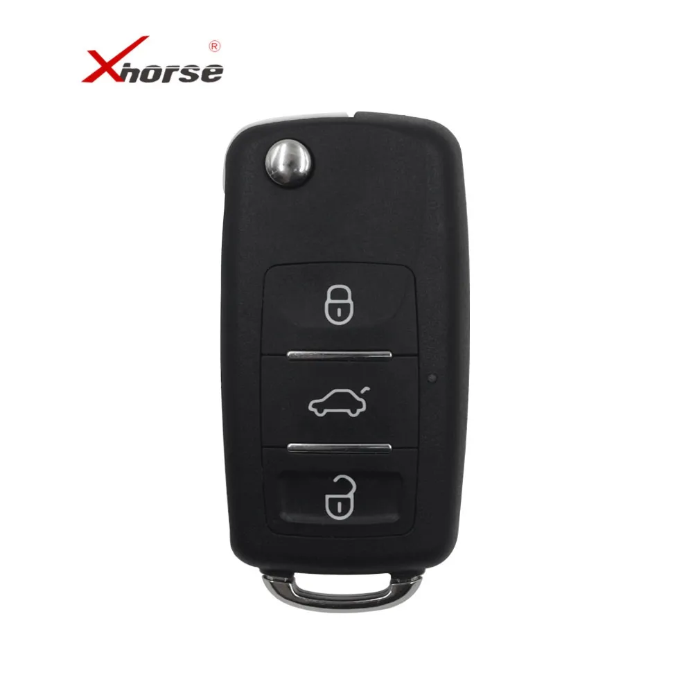 

10pcs/lot Waterproof Xhorse XKB510EN Universal Remote Key B5 Type 3 Buttons for VVDI VVDI2 Key Tool English Version