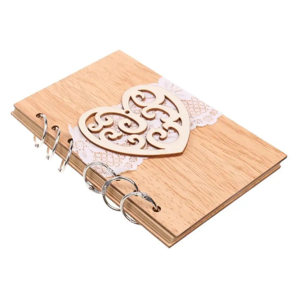 35 Pages Wedding Guest Book Wedding Decoration Rustic Sweet Guestbook Gifts for Guests mr mrs mariage