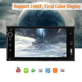 

Android 8.1 Car Radio 2 Din 7'' Capacitive Touchs Screen 4 Core bluetooth Audio Stereo FM USB Car MP5 Player For Toyota