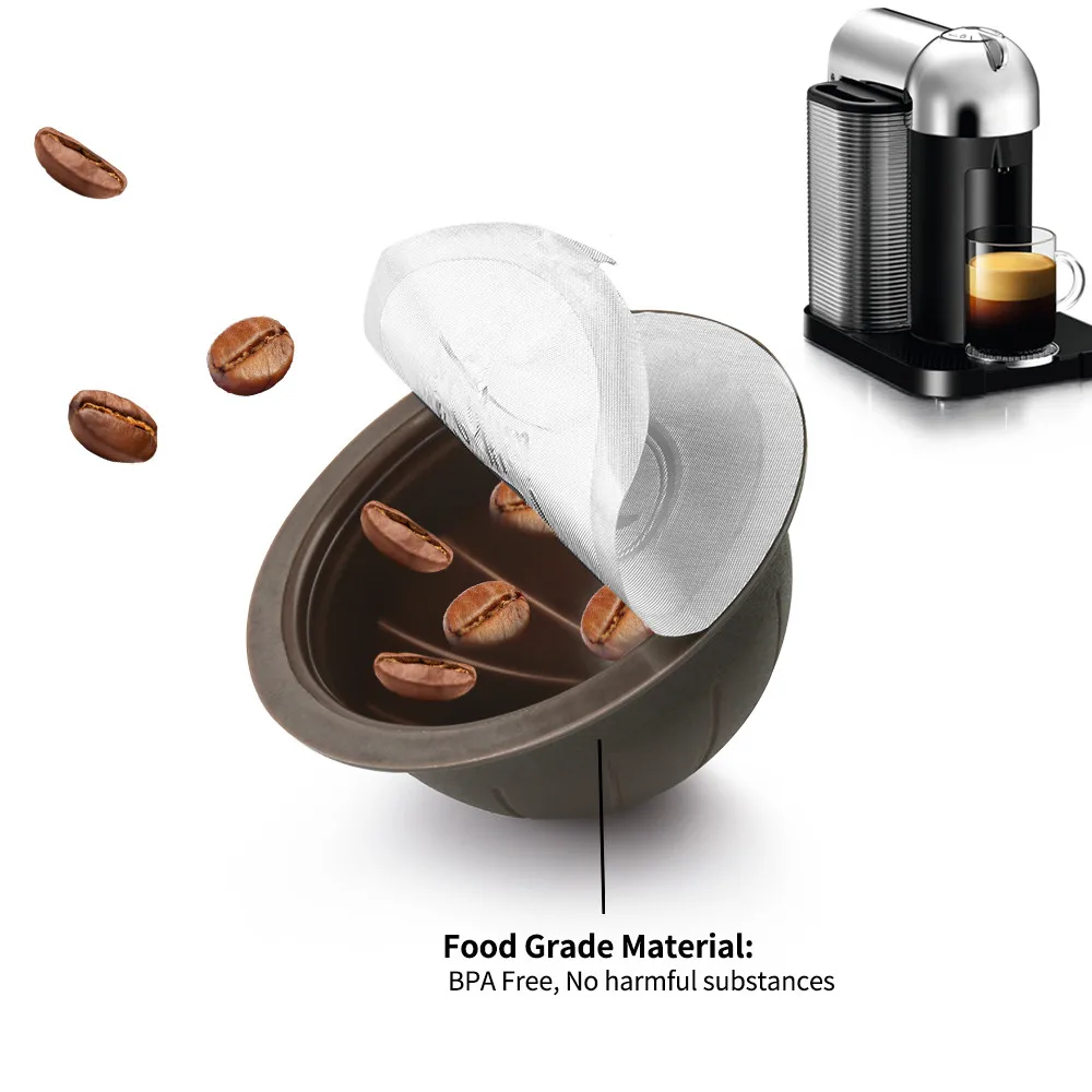 Capsule Di Capsule Di Caffè Vertuoline Riutilizzabili, Capsule Di Vertuo Riutilizzabili Compatibili Per Macchine Da Caffè Nespresso Vertuo