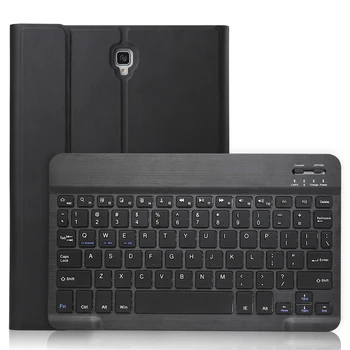 

English Keyboard for Samsung Galaxy Tab S4 10.5 inch T830 Separable Tablet USA Bluetooth Keyboard Leather Case with Pen Holder