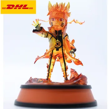 

4" Anime NARUTO G5 Dainanahan Uzumaki Naruto Kurama Master Jiraiya Original Version GK Action Figure Toy BOX 10CM X502
