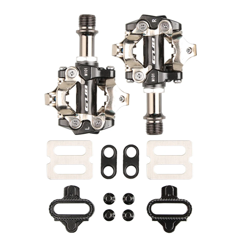 

New M101 Bicycle Pedals MTB Mountain Road Bearing Pedals Chrome Molybdenum Steel Bicycle Parts Self-locking Aluminum Alloy Pedal