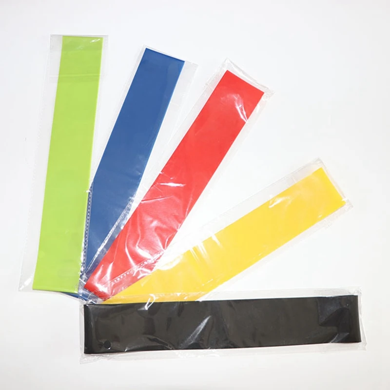Latex Pull Belt 5 Piece Set Yoga Pull Ring Pull Rope Resistance Belt Puller Ring Mini Pull Ring