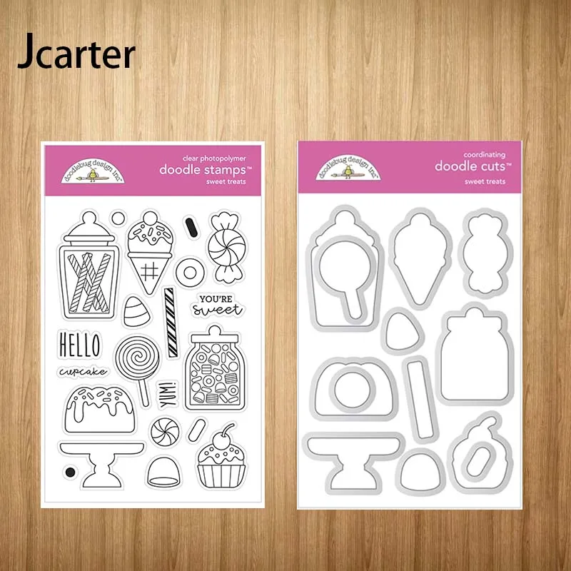 Die Cut Scrapbooking Ice Cream Lollipops Metal Cutting Dies Craft