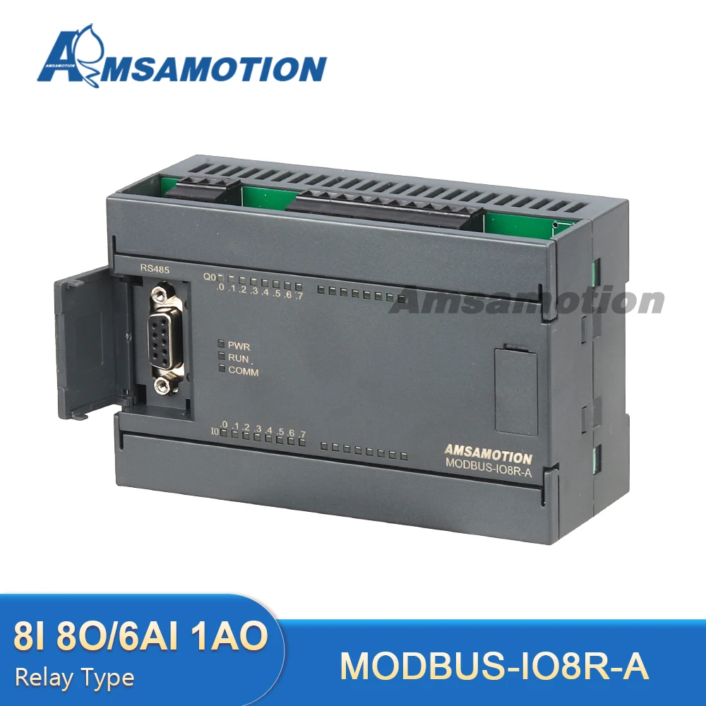 Modbus RTU Protocol RS485 IO PLC Extensible Module 8/16/32 Channel Relay and Transistor Type Digital and Analogy Module