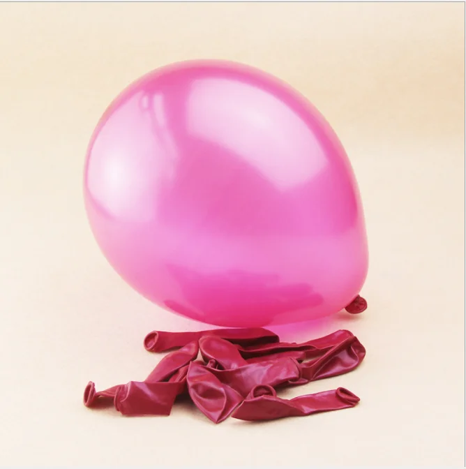 Rose Red 50 шт./лот 10 дюймов 1,5 г перламутровые латексные шары с днем рождения вечеринки свадьбы рождества украшения Детские игрушки Воздушные шары воздушные шары - Цвет: Rose Red