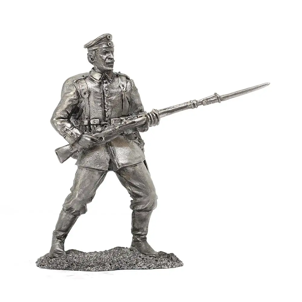 Soldiers WW I German Army Toy soldier 54 mm figurine metal sculpture 