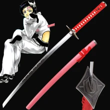 Samurai katana swords For Bleach Anime Luppi Antenor Pink Sword carbon steel blade cosplay decorative christmas gift no sharp