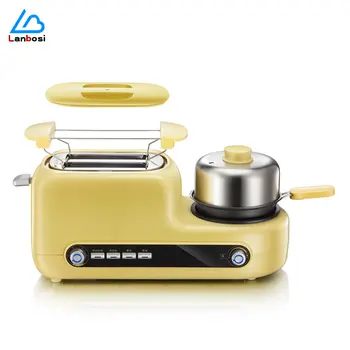 

Small Toaster Multifunctional Home Breakfast Machine automatic toaster with Steaming Frying Roasting function