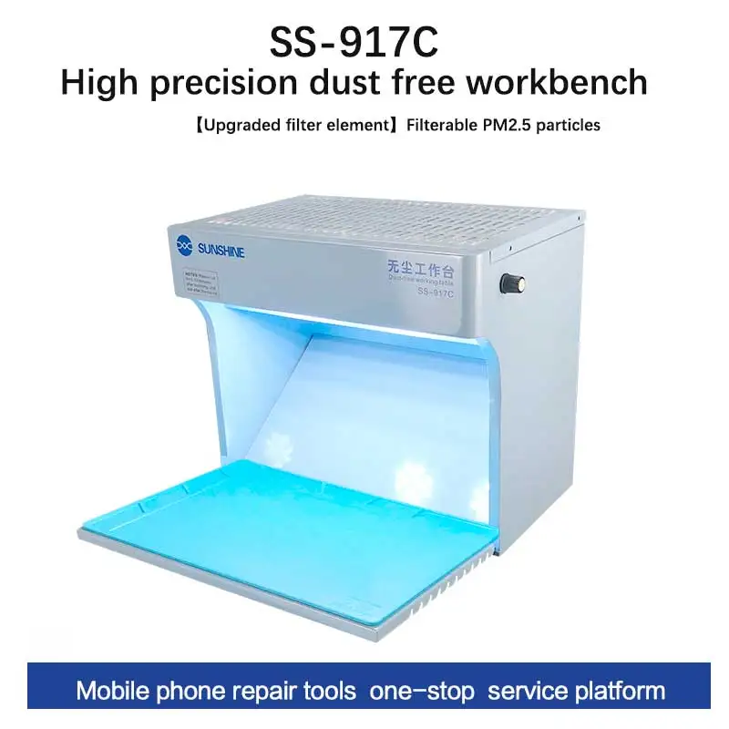 Новый SS 917C Регулируемый ветер Очистка Таблицы беспылевая сумка для cleanwork скамья с