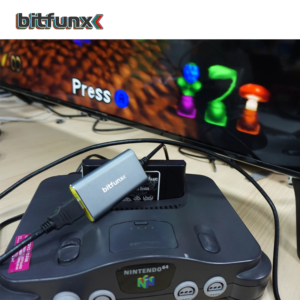 Badeværelse Pearly Pekkadillo Bitfunx 2x Hdmi Line Doubler Adapter Converter For Nintendo 64 N64 Snes Sfc  Ngc S-video/composite To Hdmi - Accessories - AliExpress