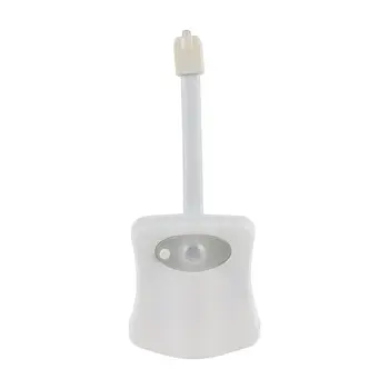 

Smart LED Human Motion Sensor Activated Toilet Night Light Bathroom With 8 Color Toilet Seat Lamp Automatic Sensor Seat Light