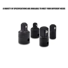 4 шт./компл. 1/4 3/8 1/2 ключ с храповым механизмом гнездо адаптера гаечный ключ набор ключей конвертер редуктора привода воздуха удара высокой эффективности Мастер Ключ с храповым механизмом