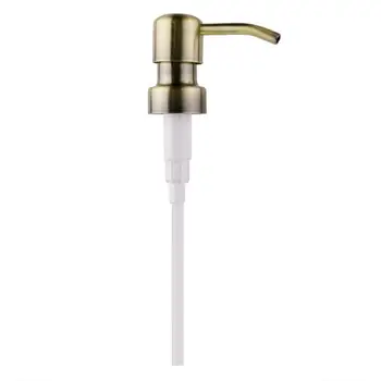 

Metal Hand Bottle Press Head Soap Pump Liquid Lotion Dispenser Tube Home Use