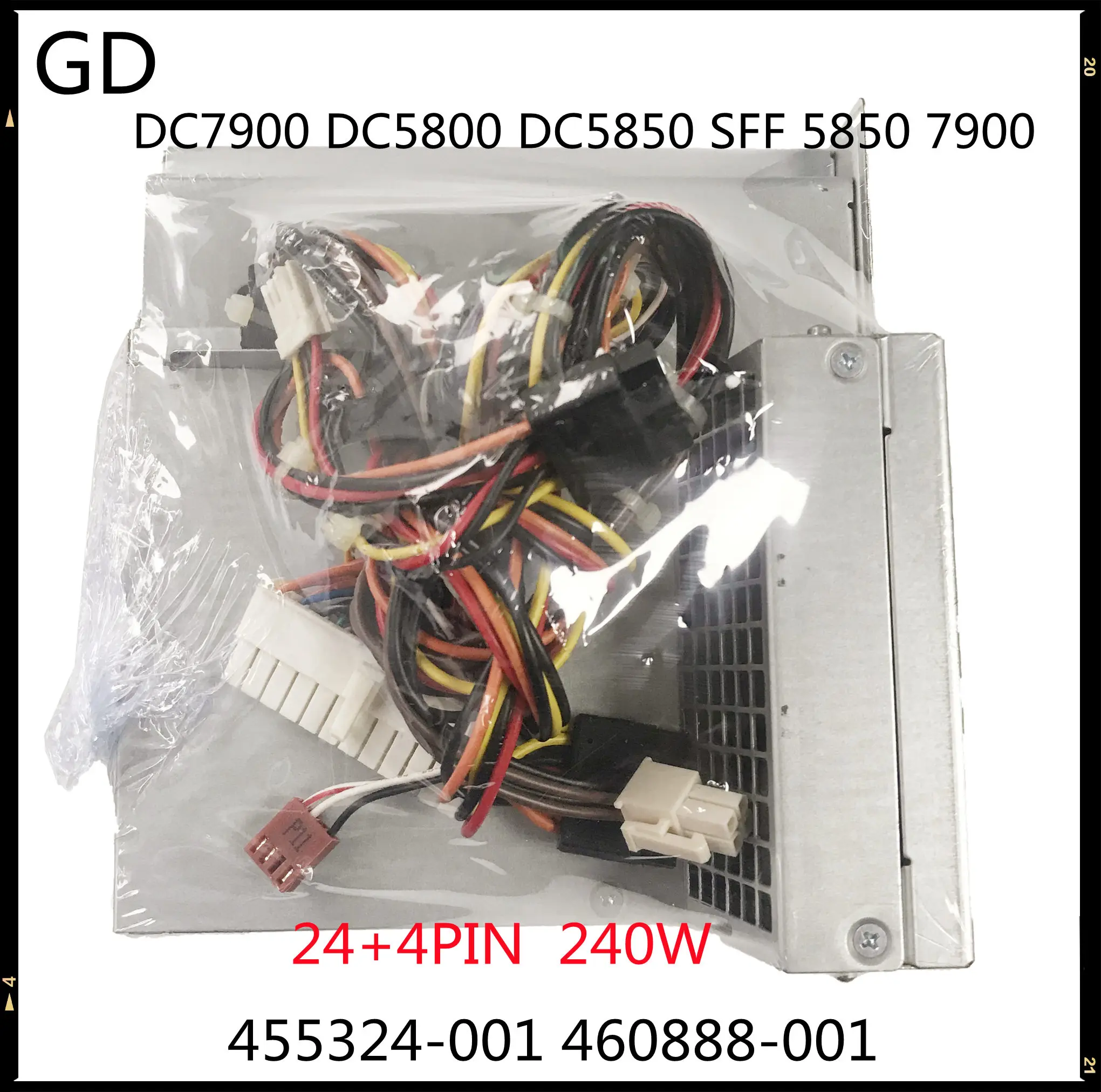 GD оригинал для HP DC7900 DC5800 DC5850 SFF 5850 7900 240 Вт источник питания 455324-001 460888-001 PS-6241-7