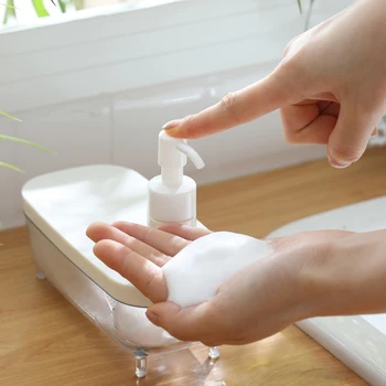 

300ml multi-function push-type lotion bottle shower gel sub-bottle creative modeling bathroom lotion hand sanitizer empty bottle