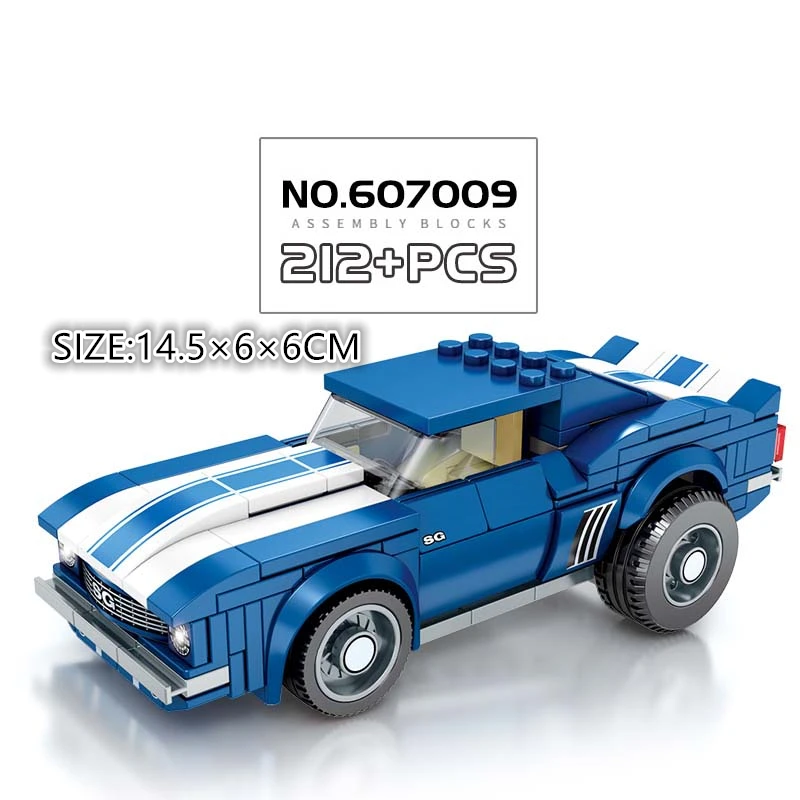 Speed Champions Technic City Assemble autos model Building Blocks supercar city Racing Car Bricks Toys for Children small bricks