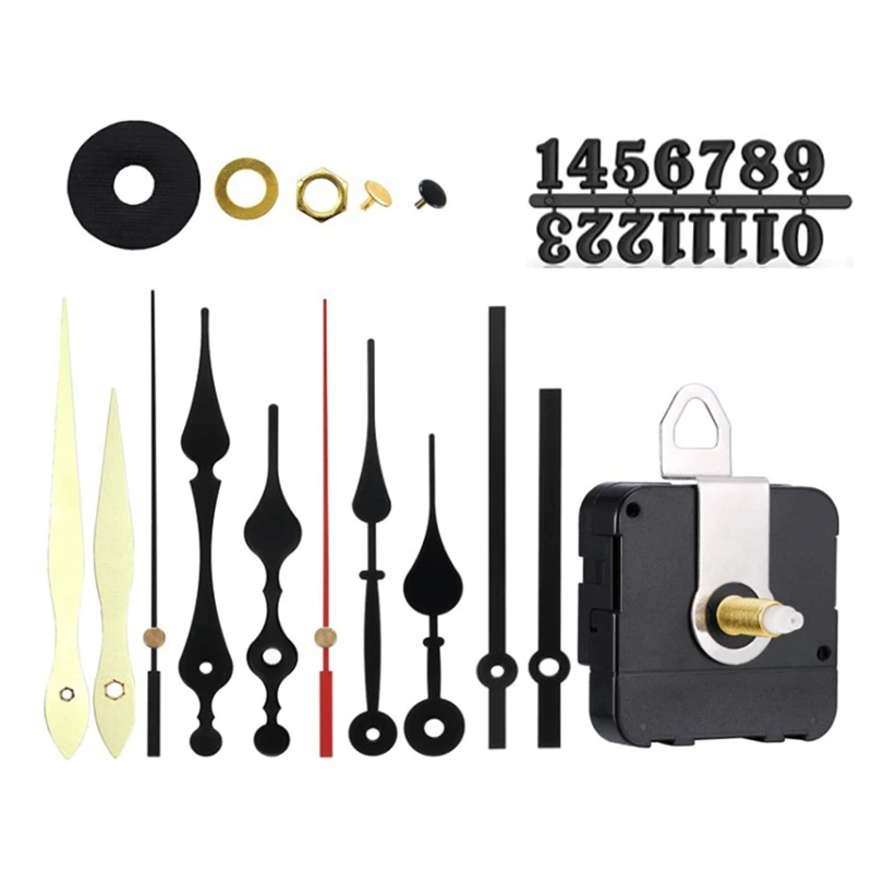 Quartz DIY Wall Clock Movement Mechanism Motor Replacement 4 Pairs