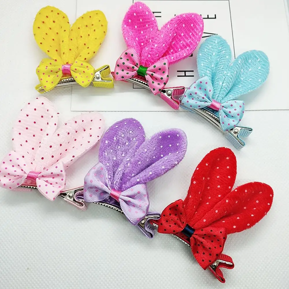 2 шт. заколка для волос с кроличьими ушами|dog hair accessories|accessories petspet accessories |