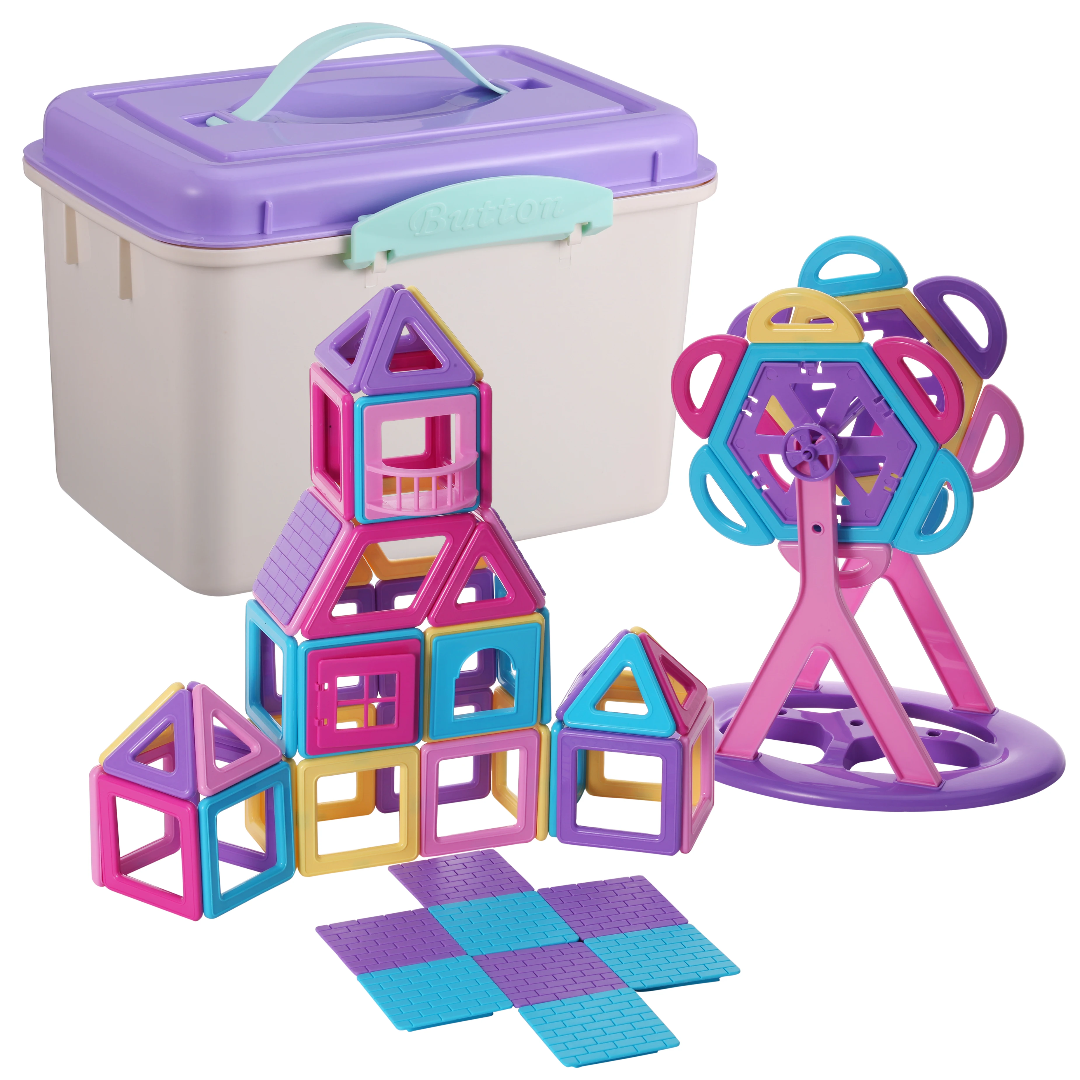 

Mini 113PCS Magnetic Designer Constructor Toy For Boys Girls Magnetic Building Blocks Magnet Educational Toys For Children