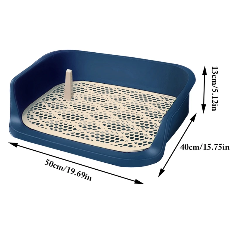 Large Dog Litter Pan Dog Potty Tray Pet Training Toilet For Pet Toilet Cat Litter Cat Tray Teddy Anti-Splash Toilette