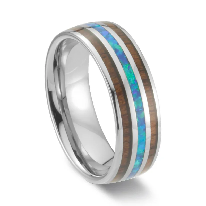 

New Style Double Color Tungsten Ring Men-Tungsten Gold Ring Customizable Rings Couple Rings