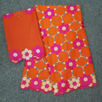 

Newest Cotton Design Swiss Voile Lace In Switzerland With Stones African Dry Lace Fabric High Quality Nigerian For Wedding