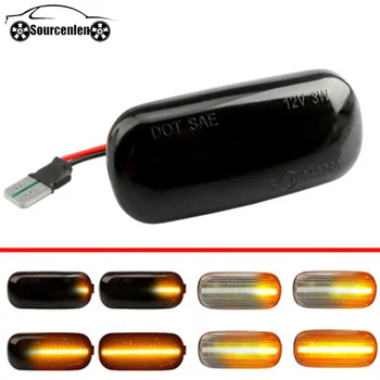 

Pair LED Dynamic Side Marker Turn Signal Light Sequential Blinker Lamps for Audi A3 8P A4 S4 RS4 B6 B7 B8 A6 S6 RS6 C5 C7