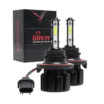 

2Pcs H13 Led Headlight Fog Lamp Car Bulb Kit 60W 18000LM 6500K White High Focus And Max Light Output Auto Car Accessories