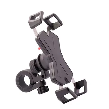 

Rotary Motorcycle Phone Holder Universal Stainless Steel Smartphone Mount Support Bracket for Motorbike Rear View Mirror Stand