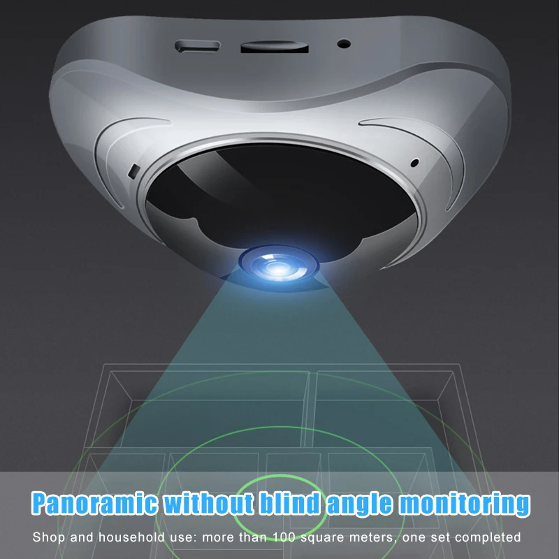 Panoramic Camera 360 Degree Rotating Smart Home HD Camera Wireless Network Camera VDX99