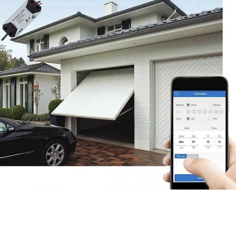 

100-240V Garage Controller 50Hz Frequency Smart Voice APP Control Door