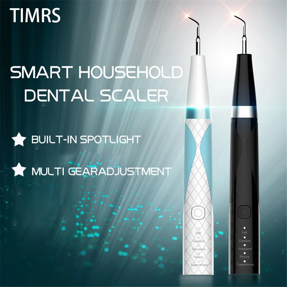 

Tooth Sonic Stains Tartar Teeth Cleaner Tooth Whiten Machine Kit ToolUltrasonic Dental Scaler Tooth Portable Calculus Remover