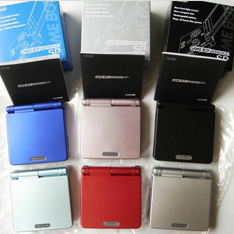 

Original Refurbished For Game Boy For GBASP GBA SP Console With iPS Backlight Backlit LCD Mod Console & 6 Levels brightness