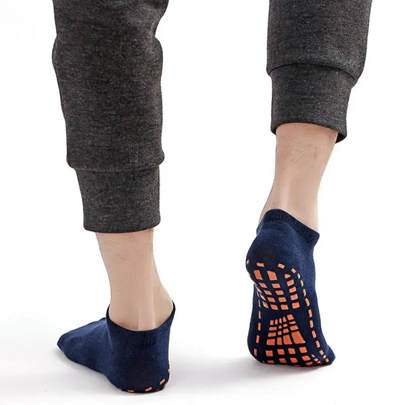 Нескользящие липкие захваты носки Пилатес балет Барре Йога носки для женщин мужчин массаж ног спортивные носки - Цвет: ZQ