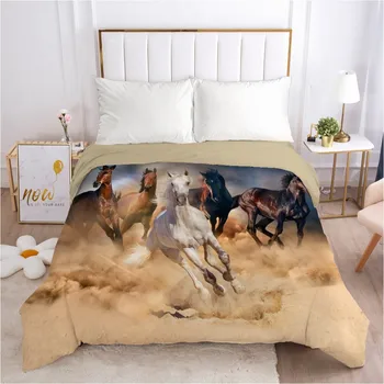 

3D Custom Design Horses Duvet Covers Comforter Case Quilt Cover Bedding Sets Quilt Covers King Queen Full Twin Size Beddings