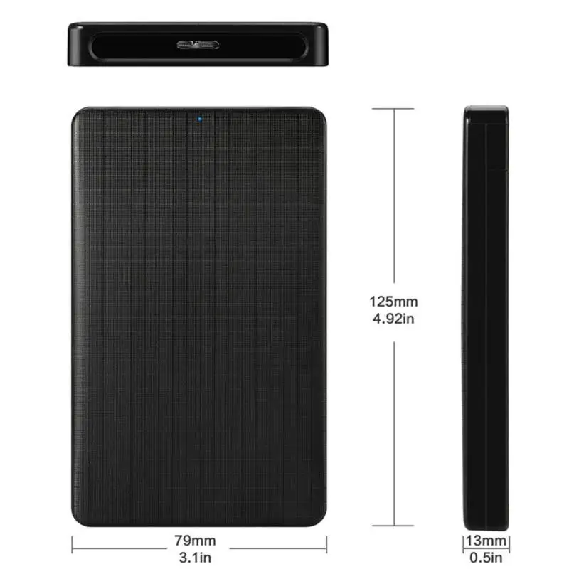 2,5 дюймов USB 3,0 HDD SSD чехол Micro USB 3,0 SATA жесткий диск Корпус 5,0 Гбит/с UASP высокоскоростной USB3.0 SATA3.0 адаптер HDD Чехол