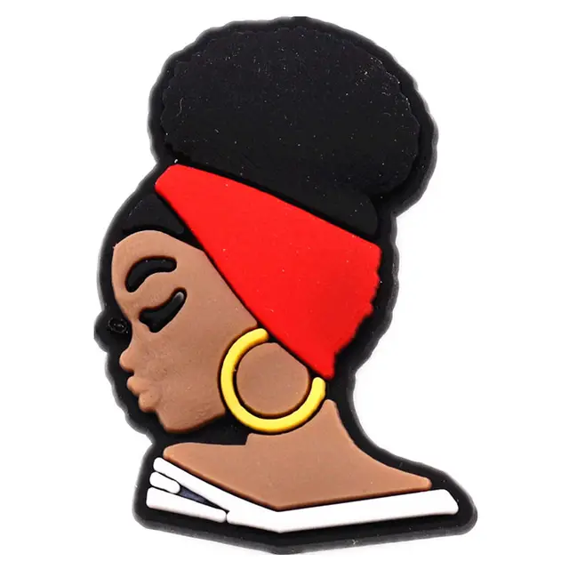 33 Kinds of Melanin Rights Protection Shoe Charms Accessories Black Life Prayer PVC Shoe Decoration for Croc jibz X-mas Gifts F