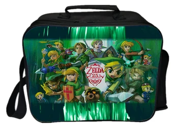 

The Legend of Zelda Lunch Bag Fresh Keeping Thermal Insulation Lunch Bag Link Ice Cooler Bag Picnic Camping Shoulder Bag